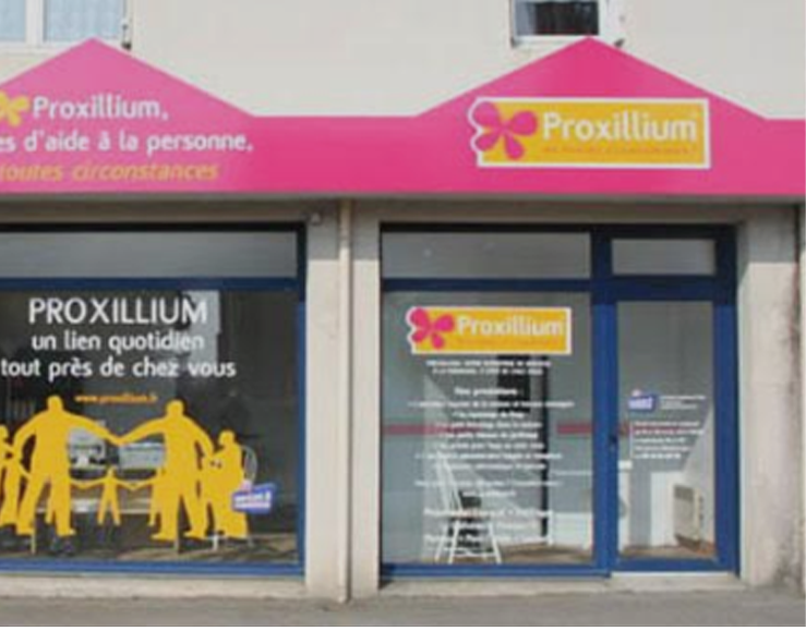 Façade de Proxillium votre agence spécialisée dans l'aide à la personne